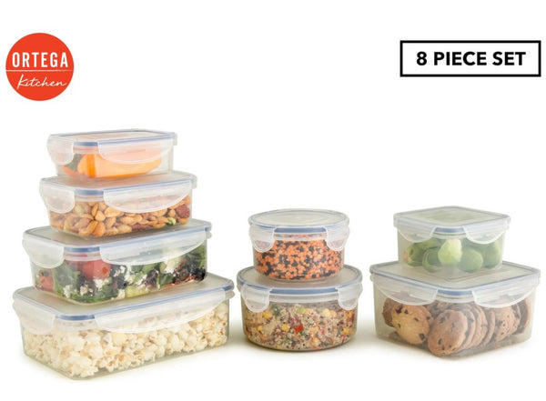Ortega 8 Piece Airtight Food Storage set