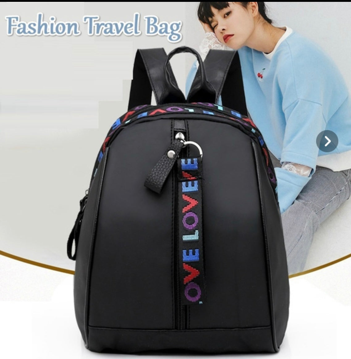 New Arrival Women Backpack Fashion Love Casual Shoulder Backpack