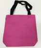 Girlish Pink Cotton Printed Hand Bag With Handles