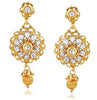 Gold plated Diamond studded set with ma ang Tikka