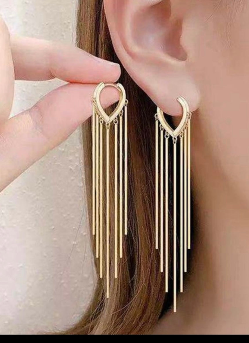 Beautiful Long Tassel Earrings For women