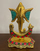 Metal Lord Ganesha (17cmx10cm) in two colours
