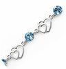 Blue Crystal Bracelet for Girls and Women