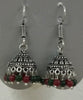 Fantastic silver ear rings with beads