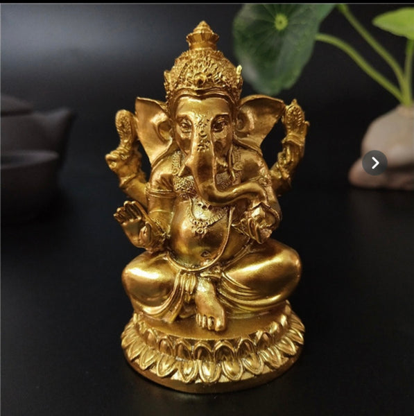 Golden Ganesha Statue of