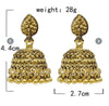 Indian Gold Metal Bells Tassel Earrings  In Two Colours (Gold/Silver)