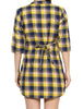 Plaid Check Print Tunic Cotton Top for girls and women