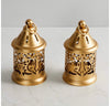 Raga-Manthan Round Hanging Lantern - Set of 2 Pieces - Gold