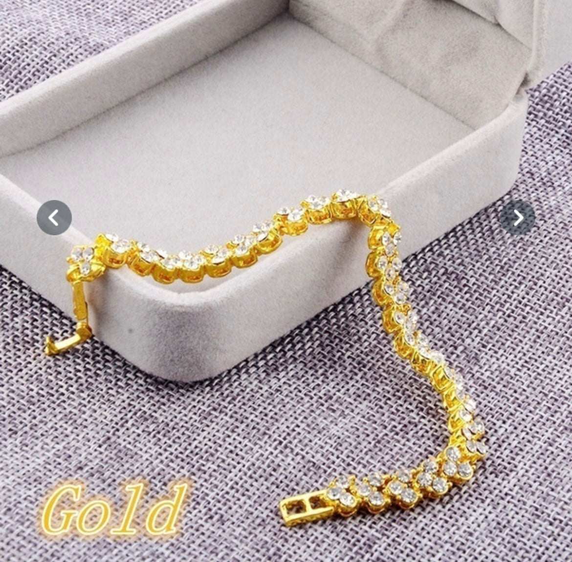 New Fashion Roman Style women Silver/Gold Crystal diamond bracelets