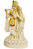 Antique Finish Lord Radha Krishna Statue / Sculputer Handicraft Idol for Temple / Home / Office